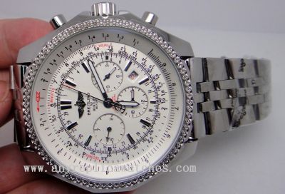 Breitling Copy Watches for Bentley Motors SS White Chronograph Quartz